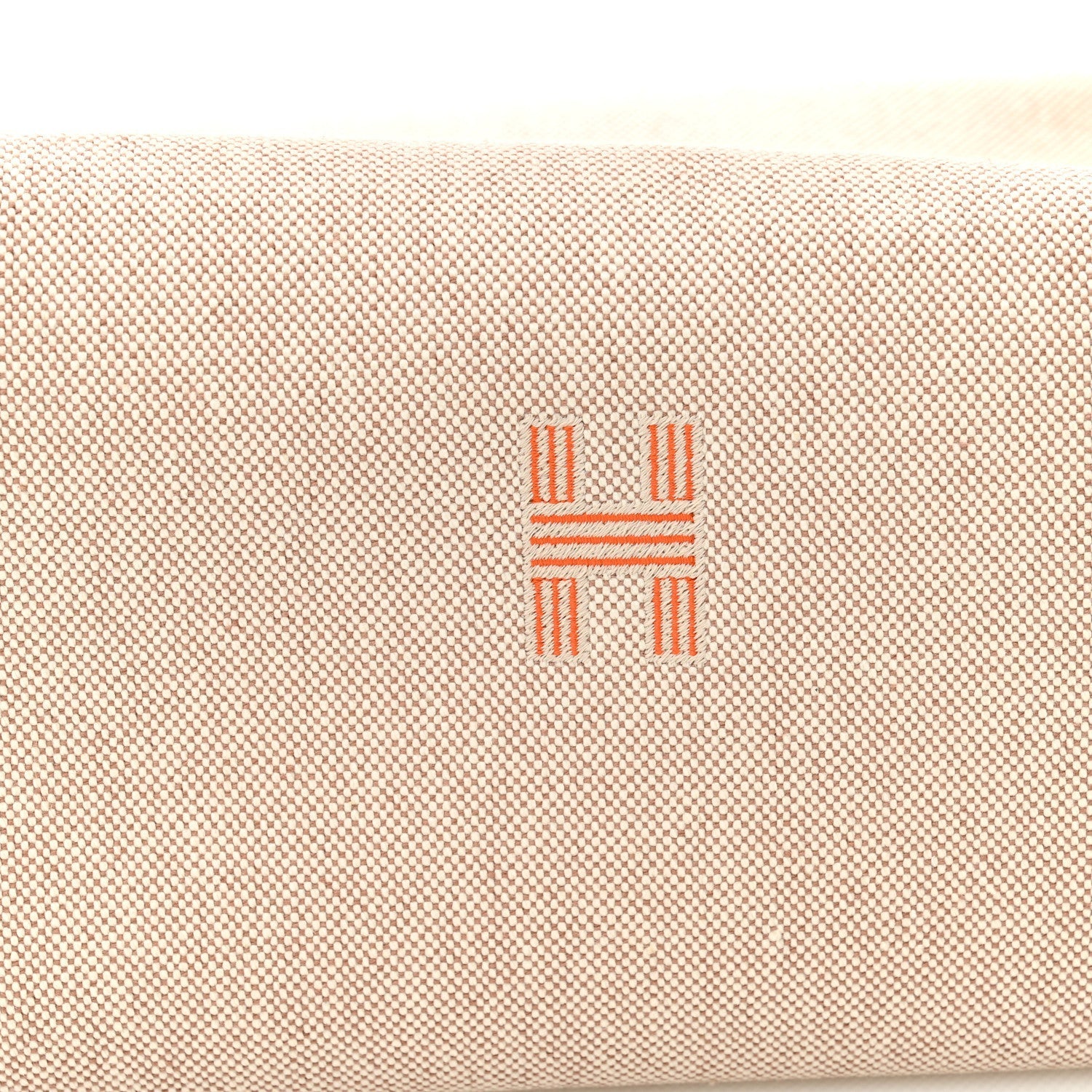 CANVAS LARGE BRIDE-A-BRAC POUCH NATURAL ORANGE
