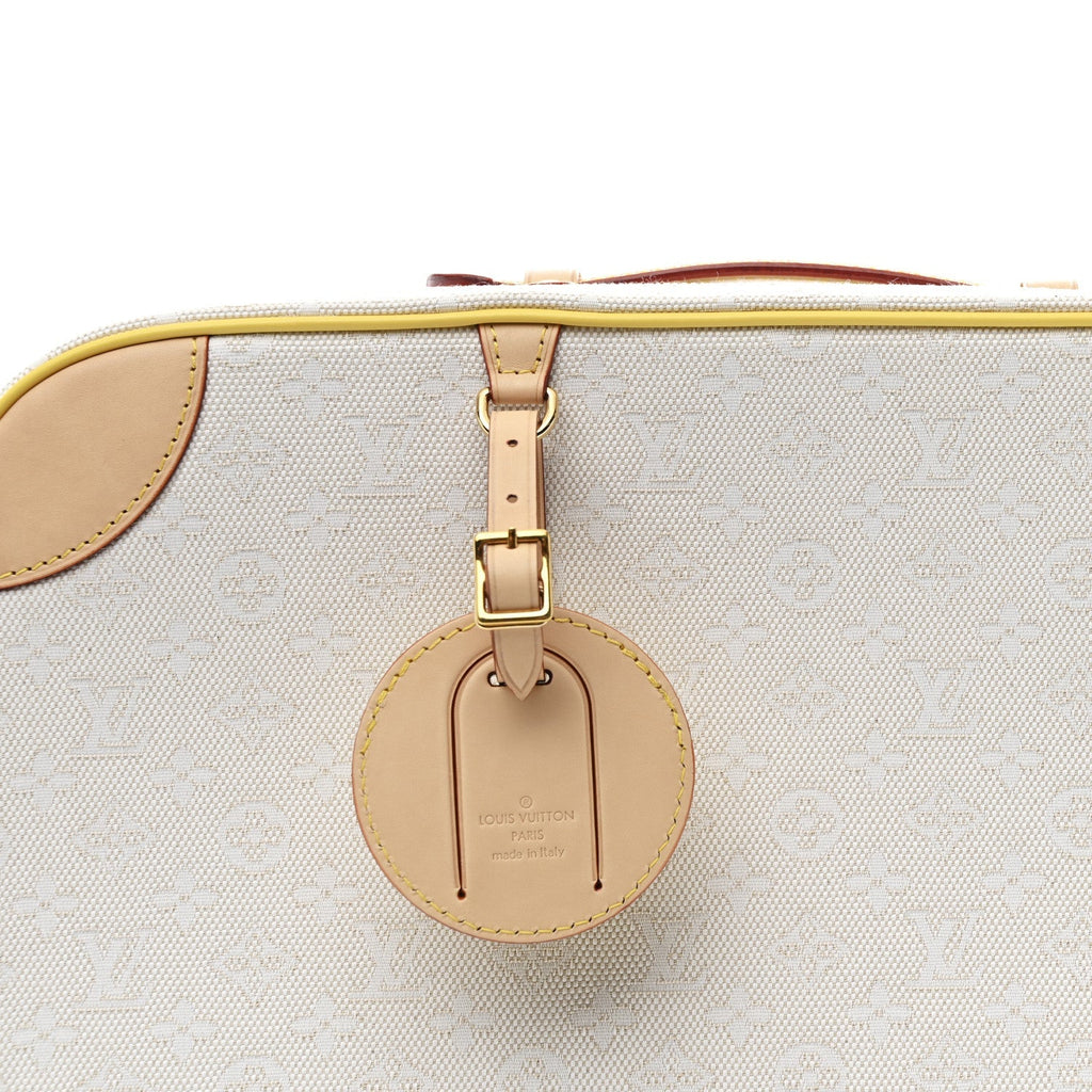 MONOGRAM JACQUARD BABY SUITCASE BEIGE