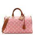 CALFSKIN MONOGRAM SPEEDY P9 BANDOULIERE 40 PINK SAKURA