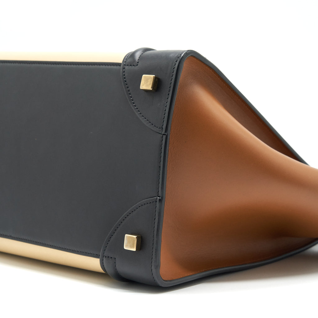 MINI LUGGAGE BAG CALFSKIN MULTICOLOURED GHW