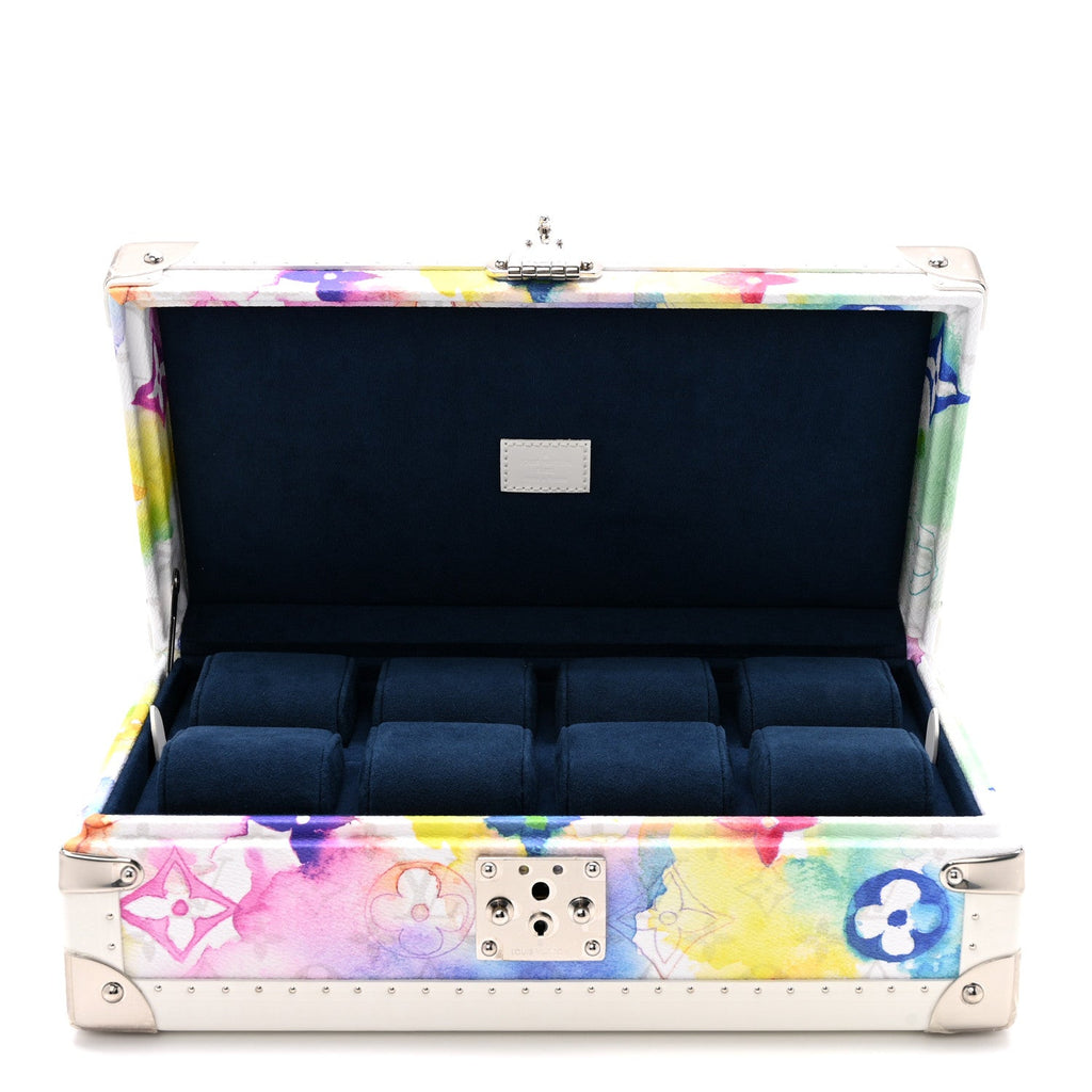 MONOGRAM WATERCOLOR COFFRET 8 WATCH CASE MULTICOLOR