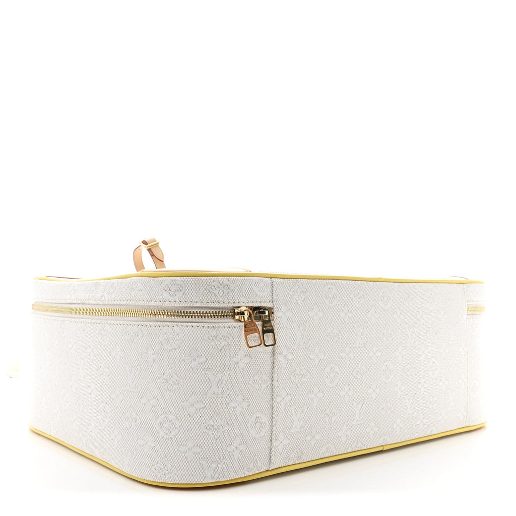MONOGRAM JACQUARD BABY SUITCASE BEIGE