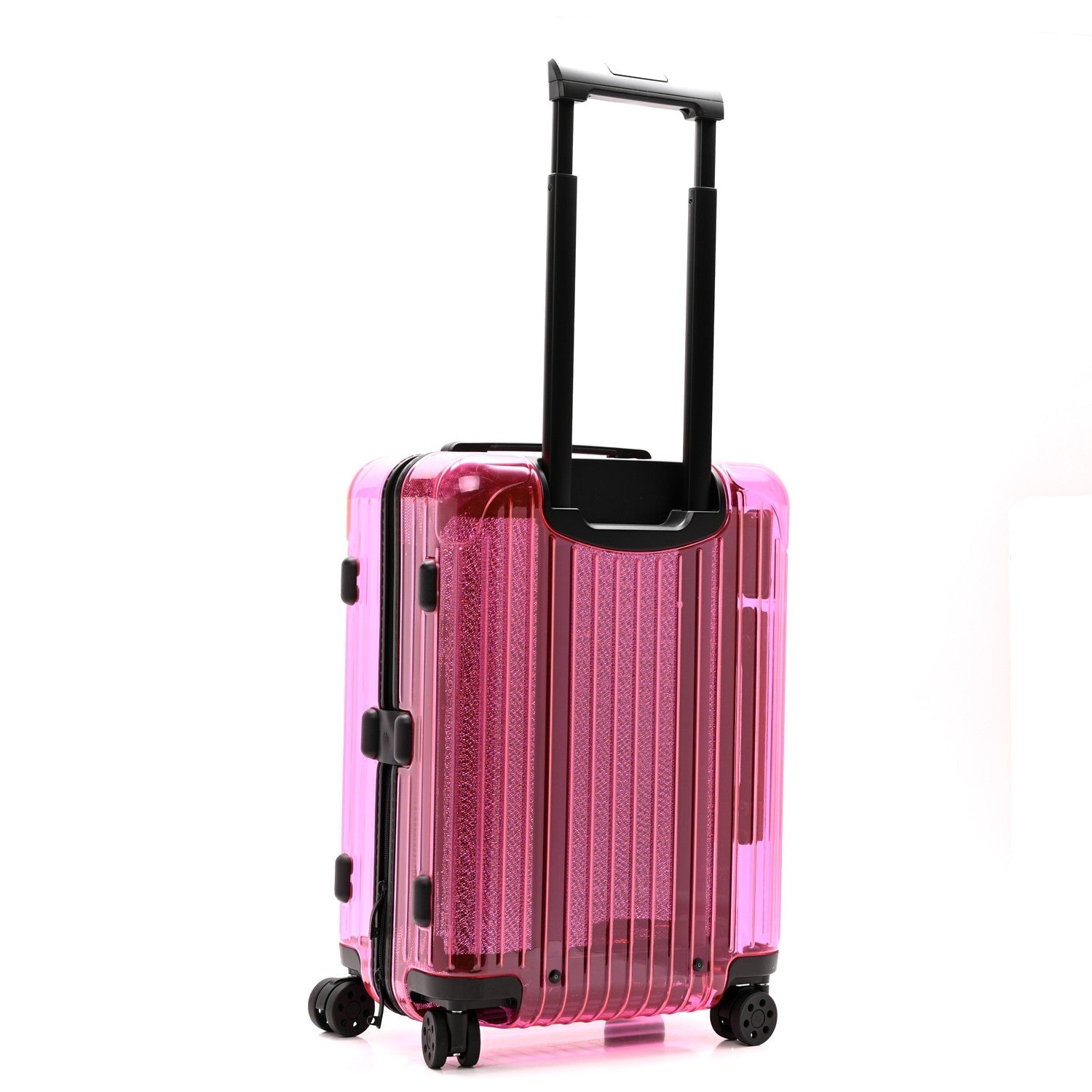 TRANSPARENT POLYCARBONATE ESSENTIAL CABIN NEON PINK