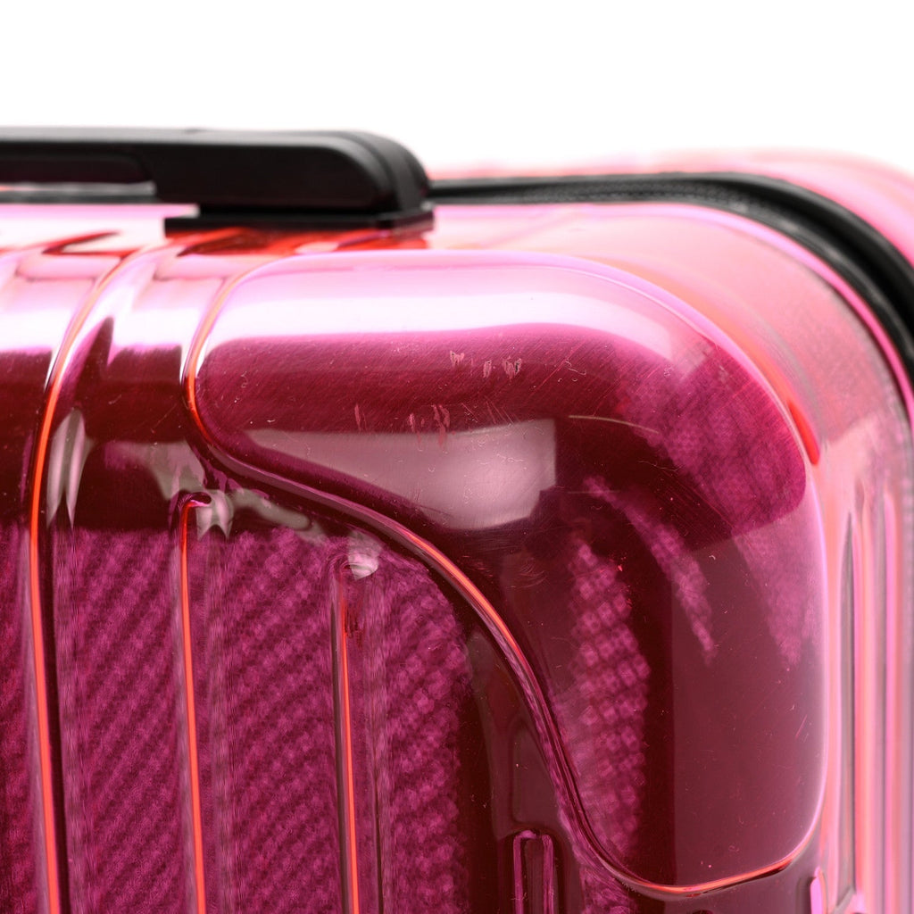 TRANSPARENT POLYCARBONATE ESSENTIAL CABIN NEON PINK