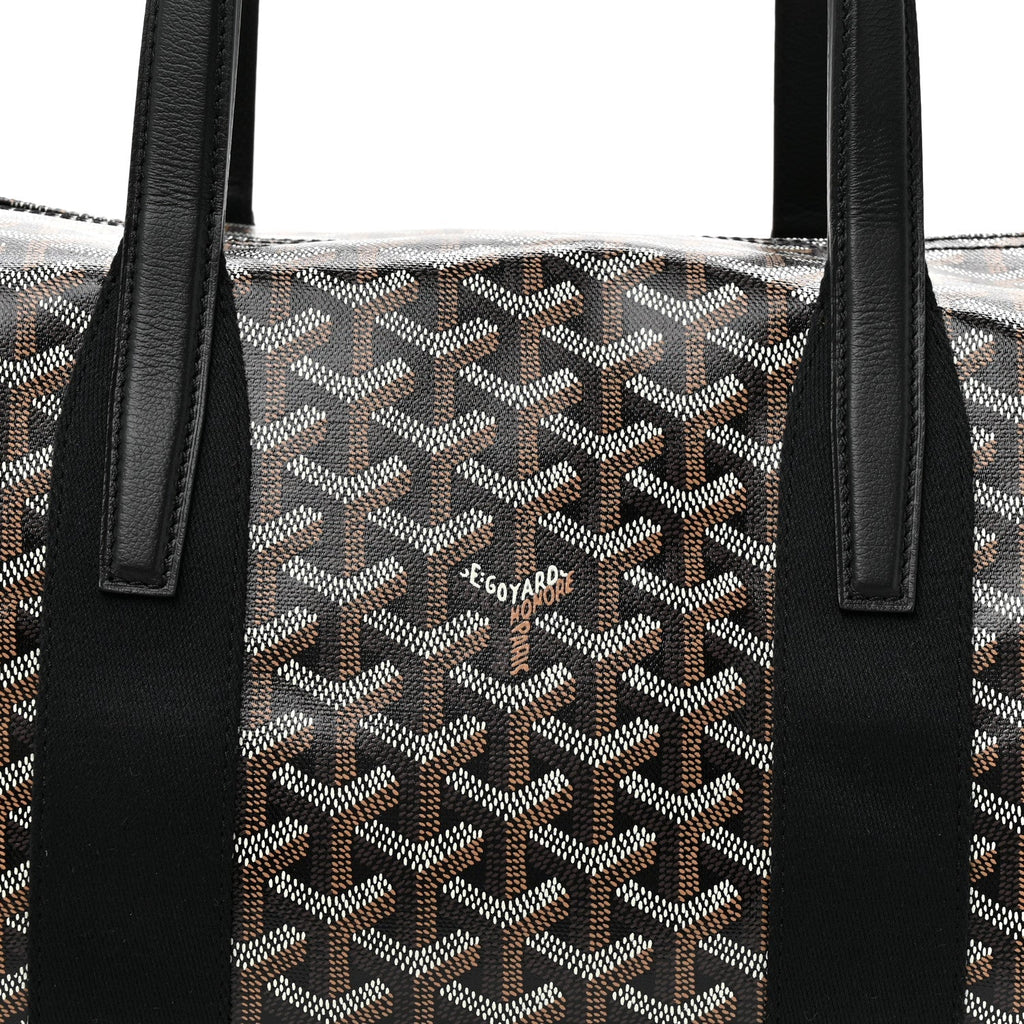 GOYARDINE BARREL 40 SPORTS BAG BLACK