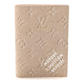 MONOGRAM HERITAGE PASSPORT COVER LIN
