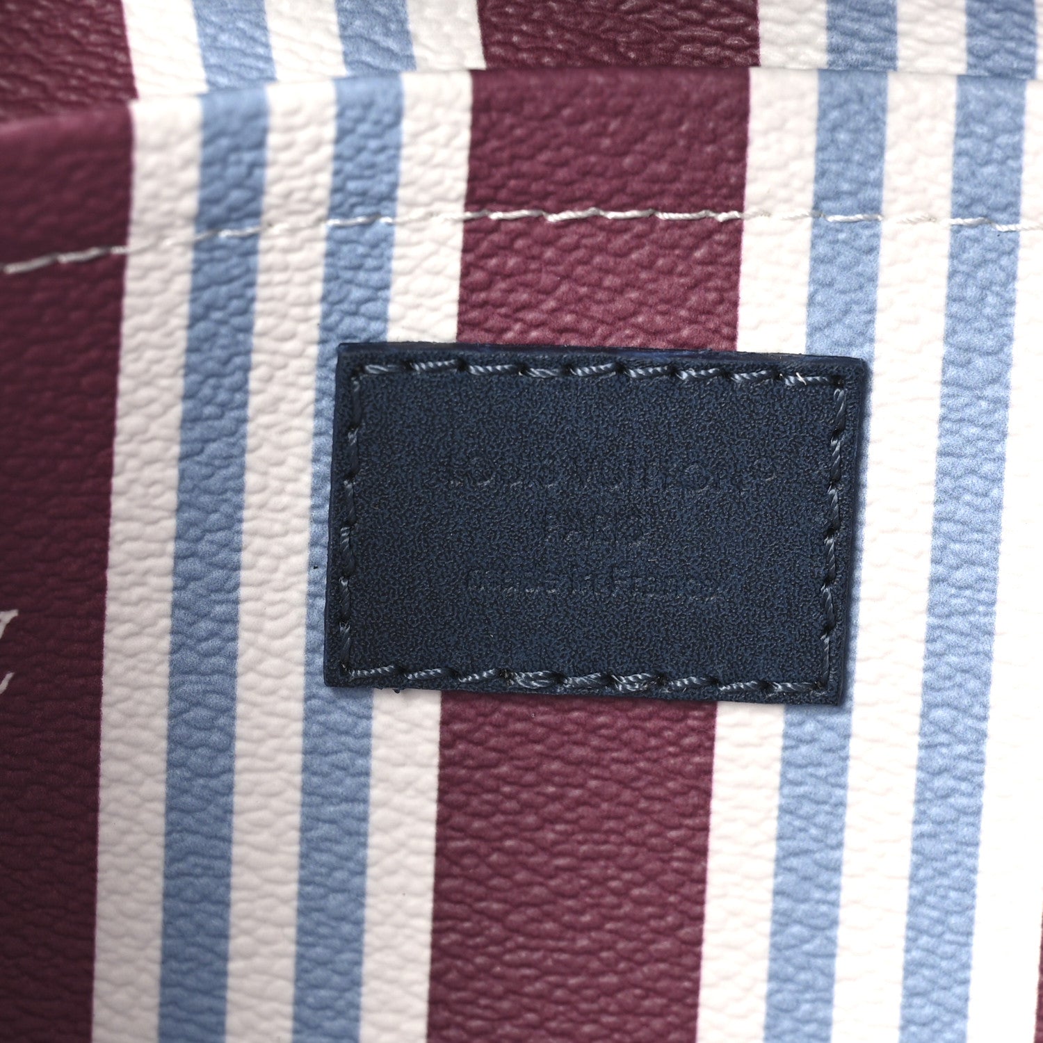 MONOGRAM HERITAGE LOCKER DOPP KIT TOILET POUCH BLUE