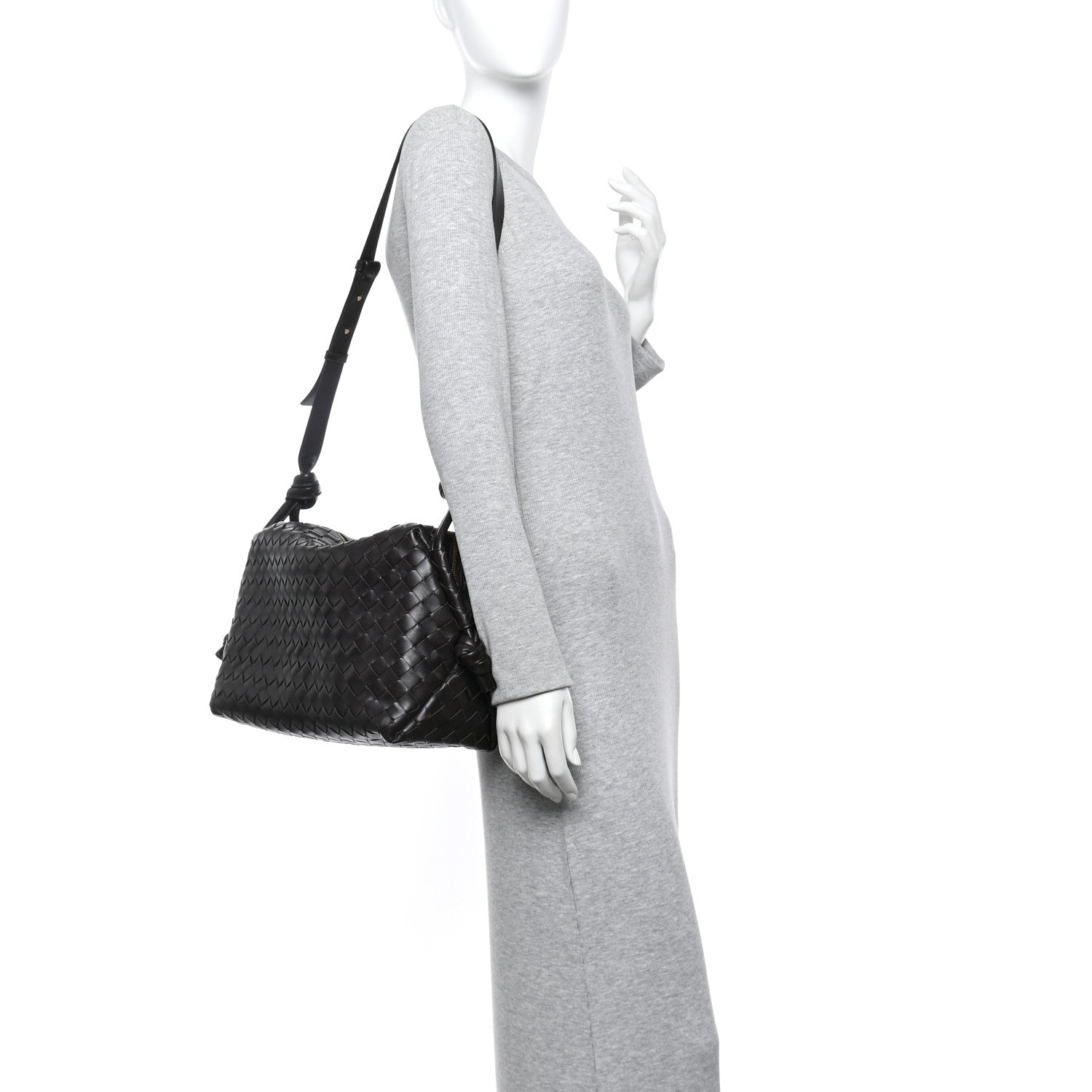 NAPPA INTRECCIATO MEDIUM LOOP WEEKENDER BAG FONDANT