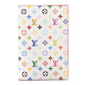 LV X TM MONOGRAM MULTICOLOR PASSPORT COVER WHITE
