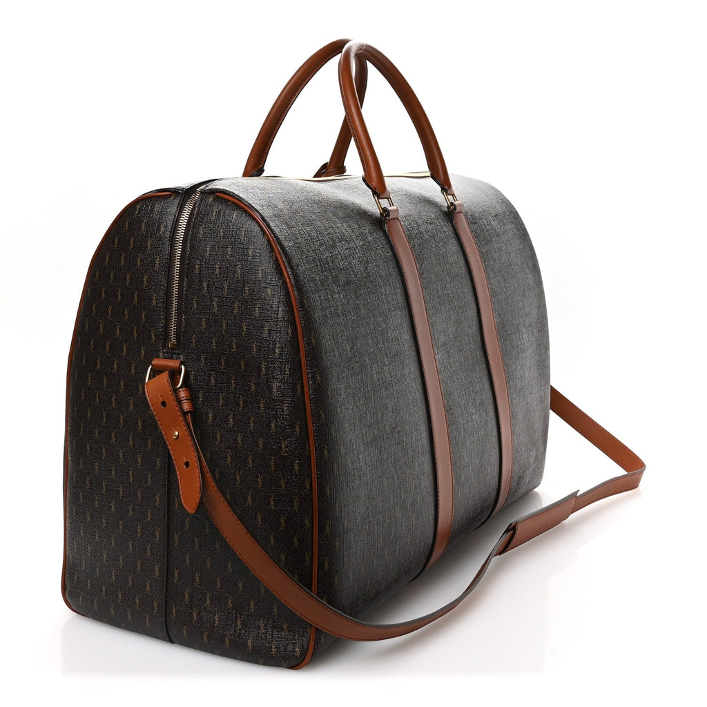 CANVAS SMOOTH CALFSKIN LE MONOGRAMME 72H DUFFLE CHESTNUT