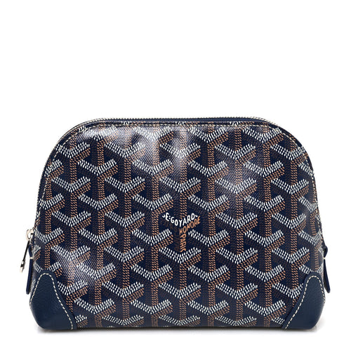 GOYARDINE VENDOME TOILETRY POUCH NAVY