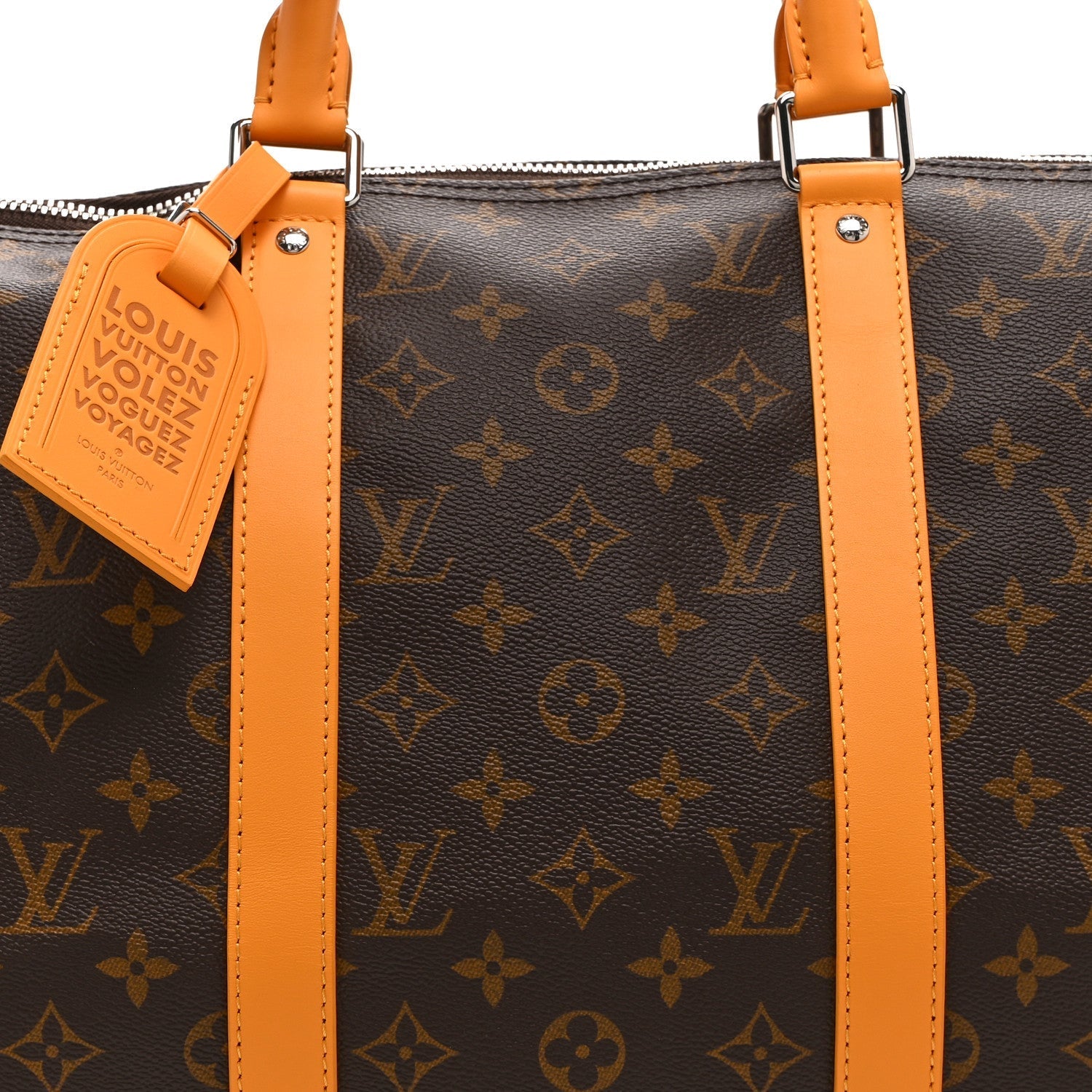 MONOGRAM MACASSAR KEEPALL BANDOULIERE 50 SAFRAN YELLOW