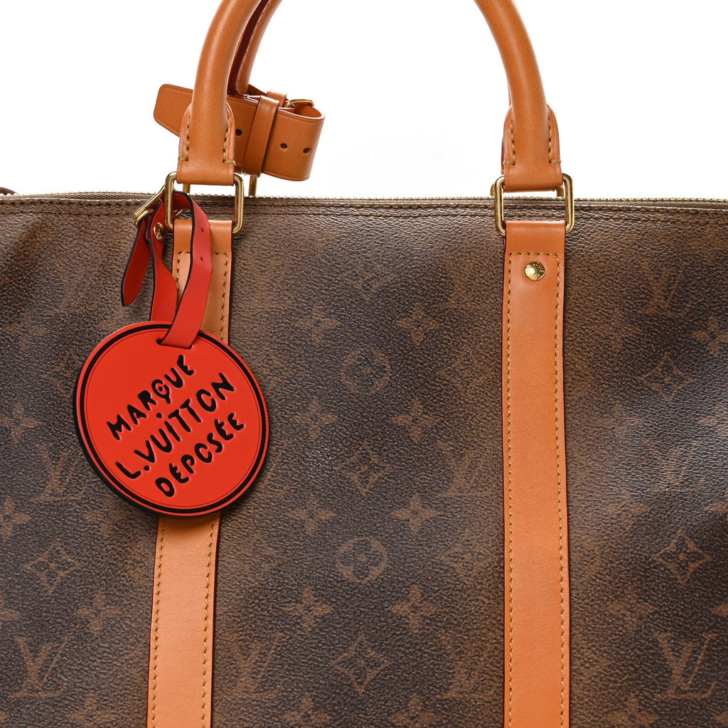 MONOGRAM DUST KEEPALL BANDOULIERE 50