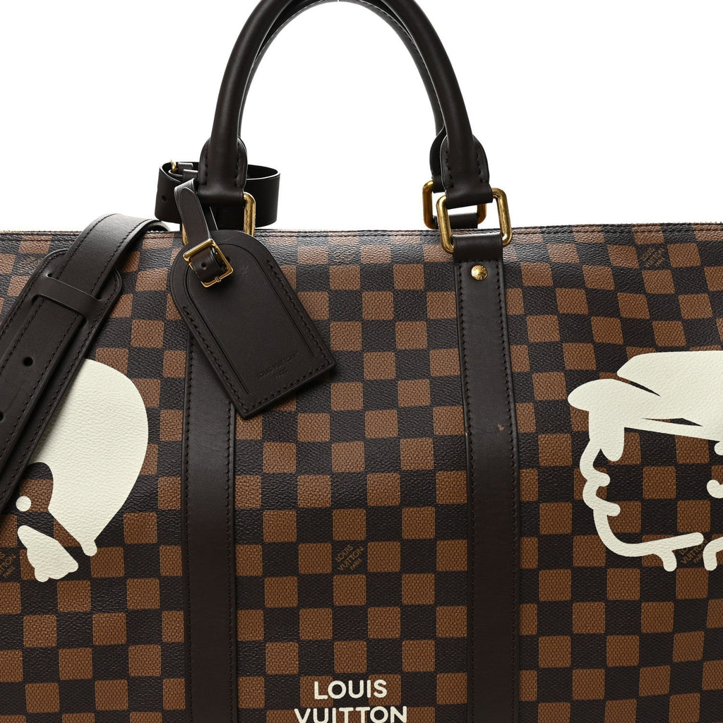 X NIGO DAMIER PHRIENDSHIP KEEPALL BANDOULIERE 50