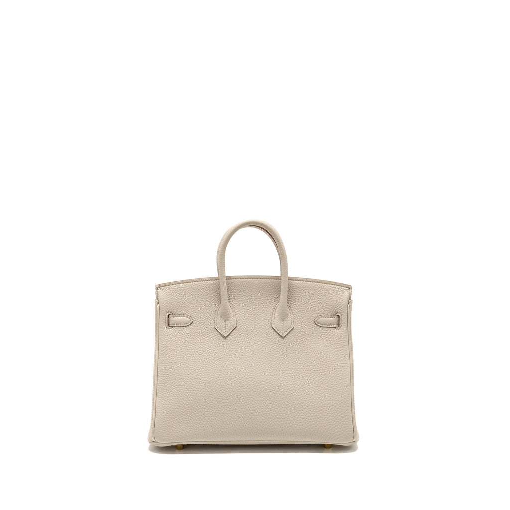 HERMES BIRKIN 25 TOGO BETON GHW