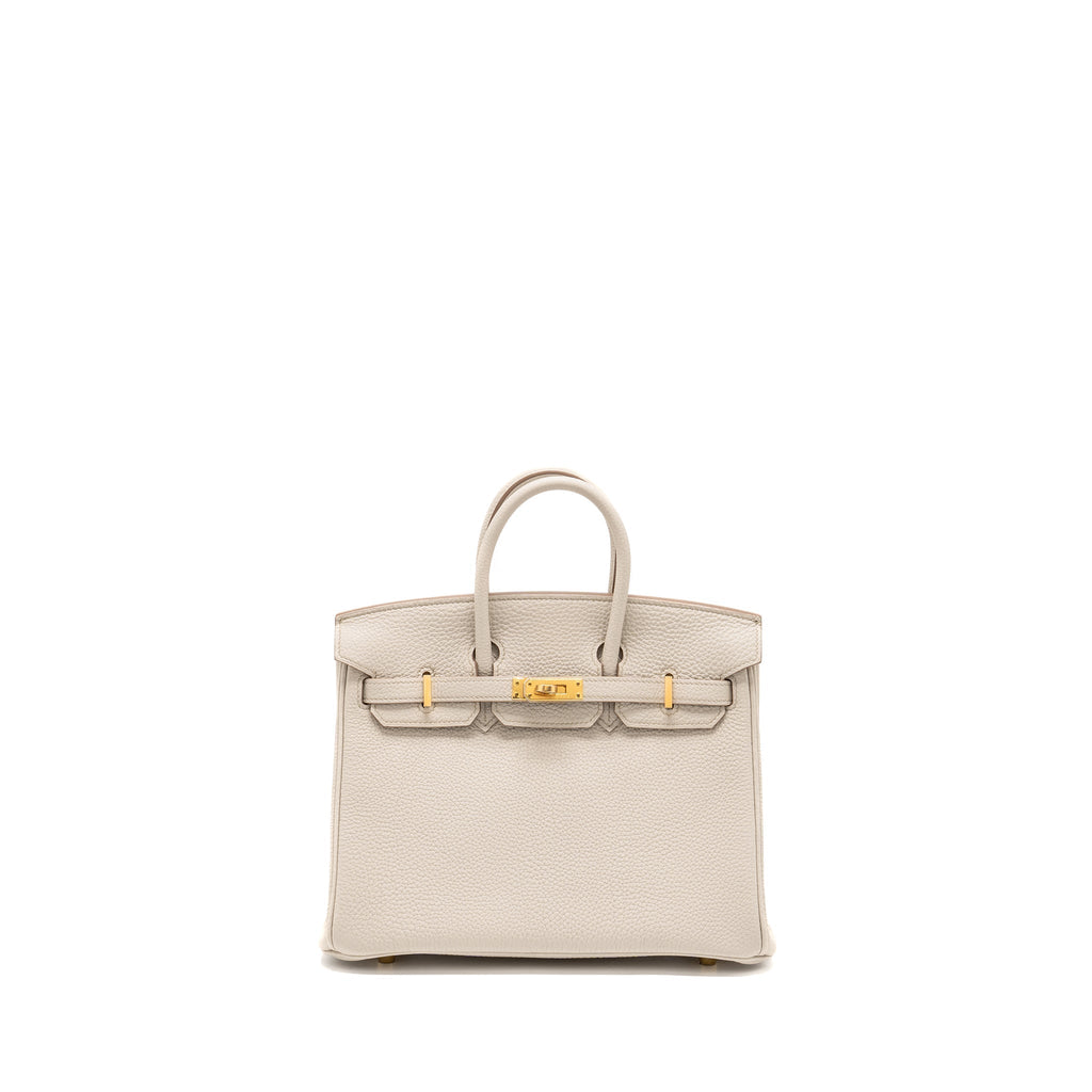 HERMES BIRKIN 25 TOGO BETON GHW