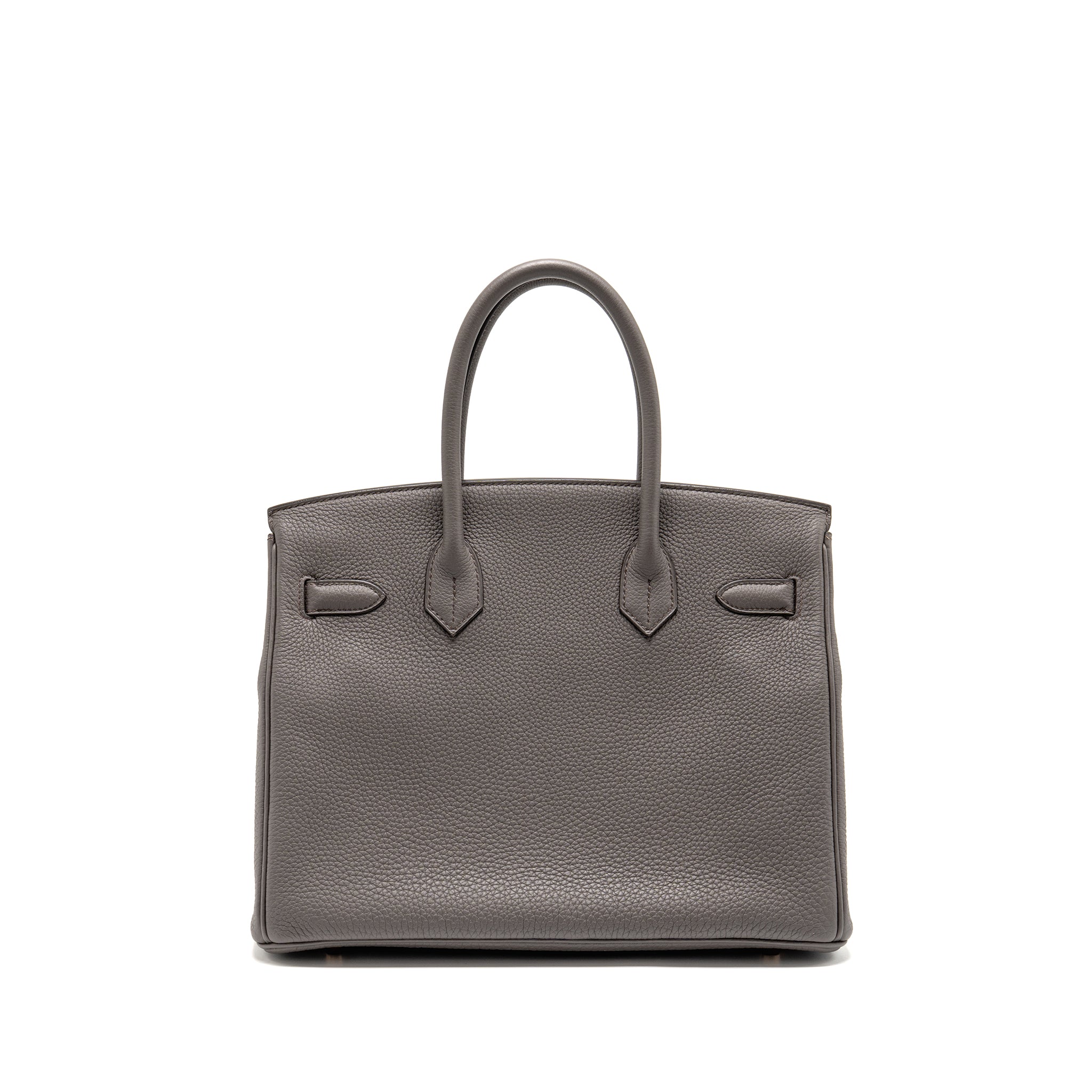 HERMES BIRKIN 30 TOGO GRIS ETAIN RGHW