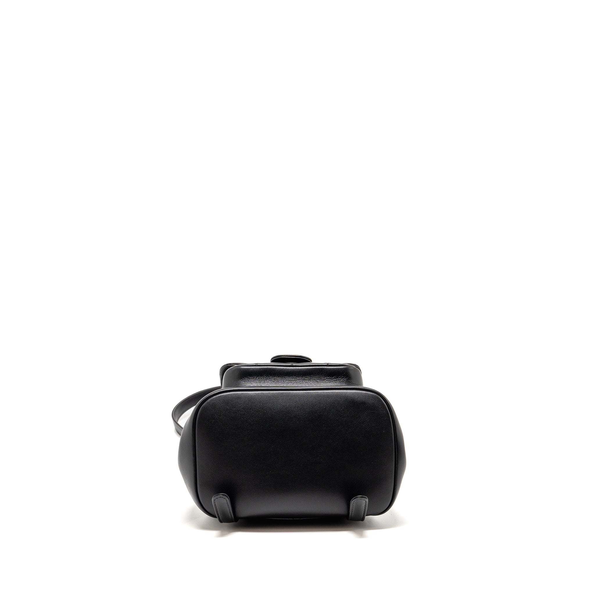 MINI DUMA BACKPACK CALFSKIN BLACK LGHW (MICROCHIP)