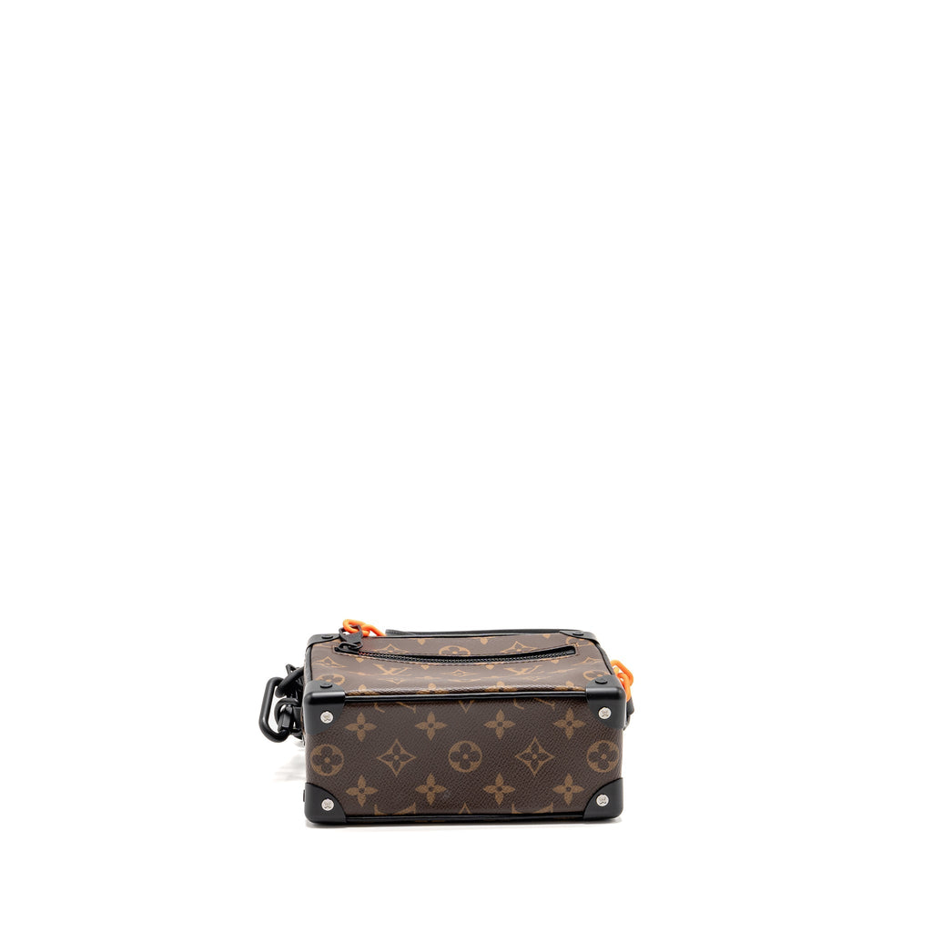 MINI SOFT TRUNK MONOGRAM CANVAS MARA-BLACK/ORANGE HARDWARE