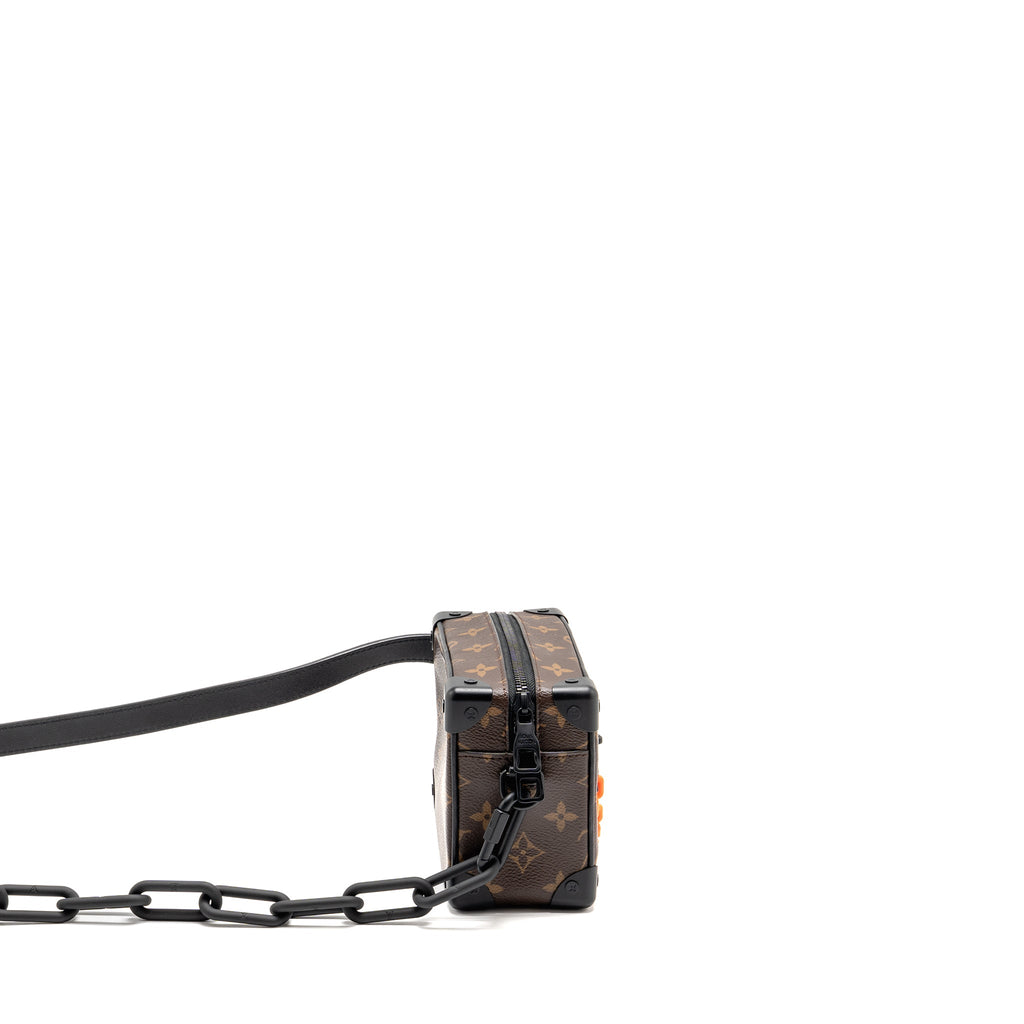MINI SOFT TRUNK MONOGRAM CANVAS MARA-BLACK/ORANGE HARDWARE