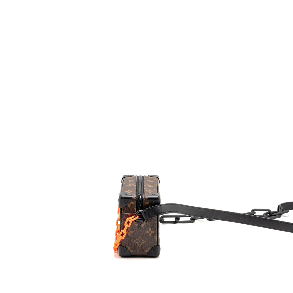 MINI SOFT TRUNK MONOGRAM CANVAS MARA-BLACK/ORANGE HARDWARE