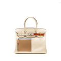 HERMES BIRKIN 30 COLORMATIC SWIFT NATA/CHAI/CUIVRE/LIME/MAUVE SHW