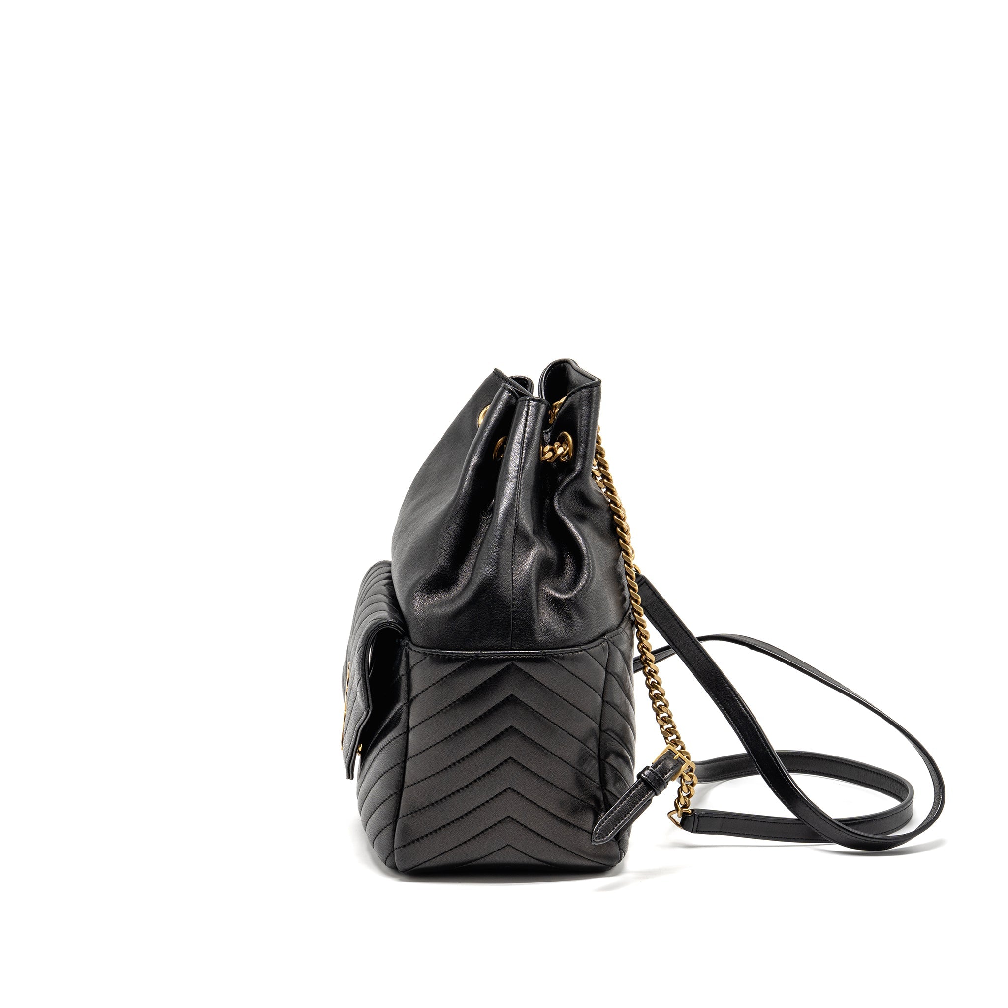 /YSL JOE BACKPACK LAMBSKIN BLACK GHW