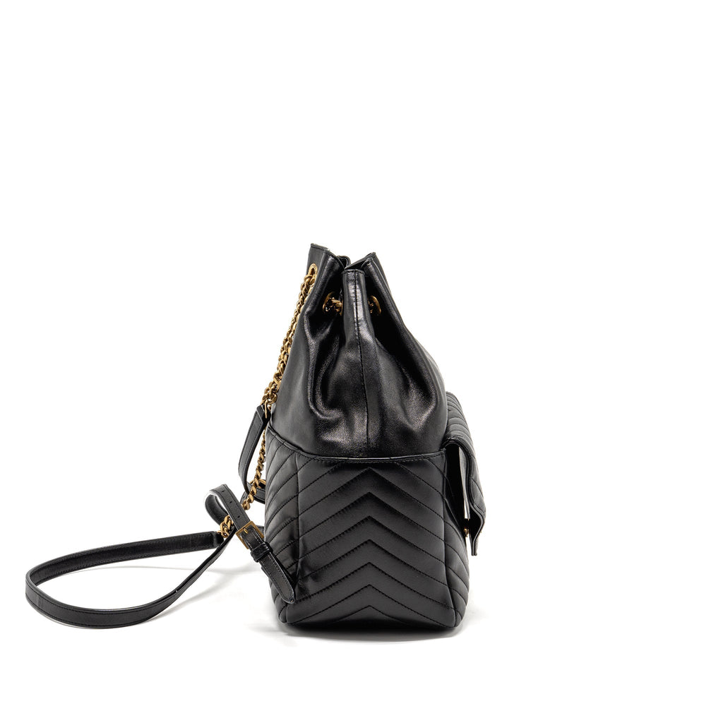 /YSL JOE BACKPACK LAMBSKIN BLACK GHW
