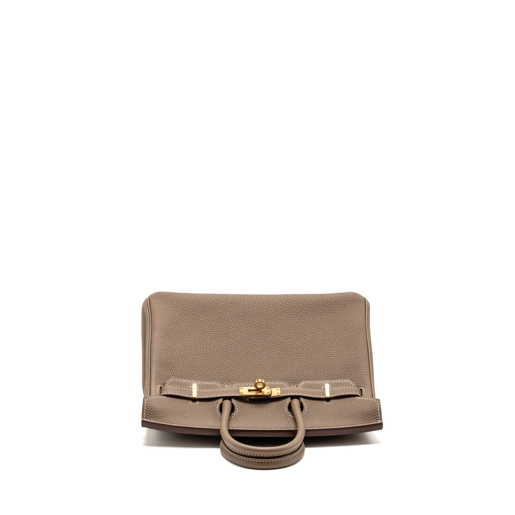 HERMES BIRKIN 25 TOGO ETOUPE GHW