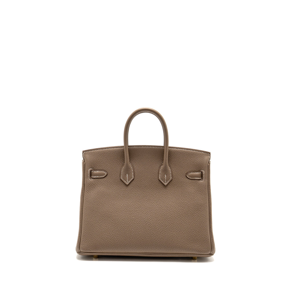 HERMES BIRKIN 25 TOGO ETOUPE GHW