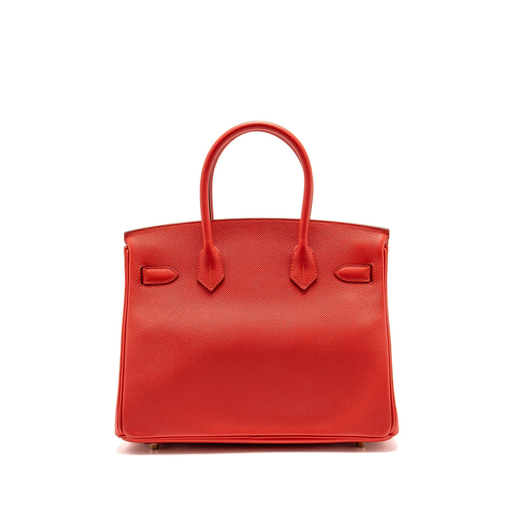HERMES BIRKIN 30 EPSOM S5 ROUGE TOMATE GHW