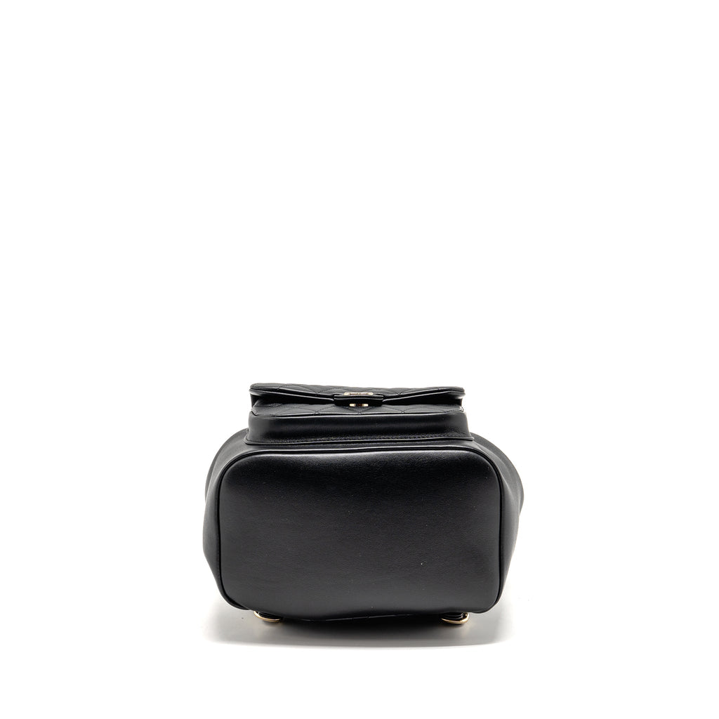 LARGE DUMA BACKPACK CALFSKIN BLACK LGHW (MICROCHIP)