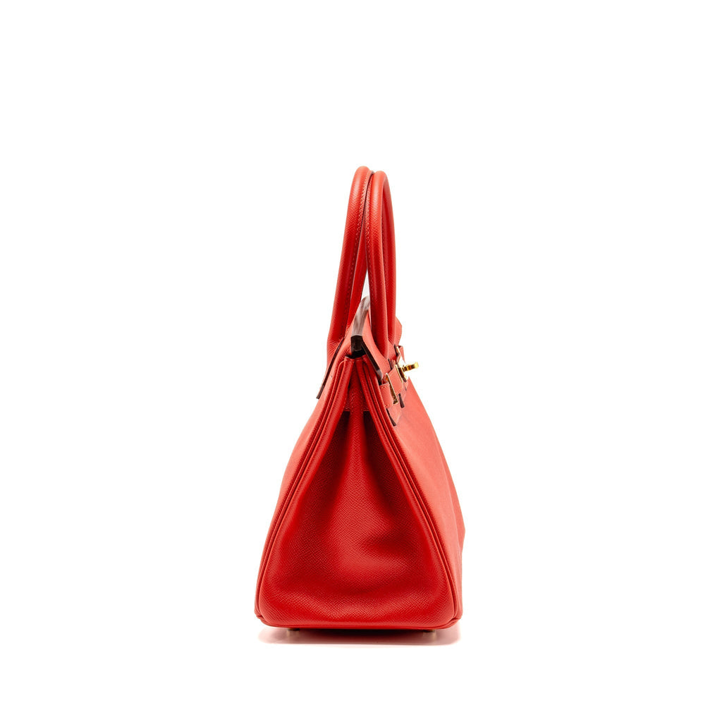 HERMES BIRKIN 30 EPSOM S5 ROUGE TOMATE GHW