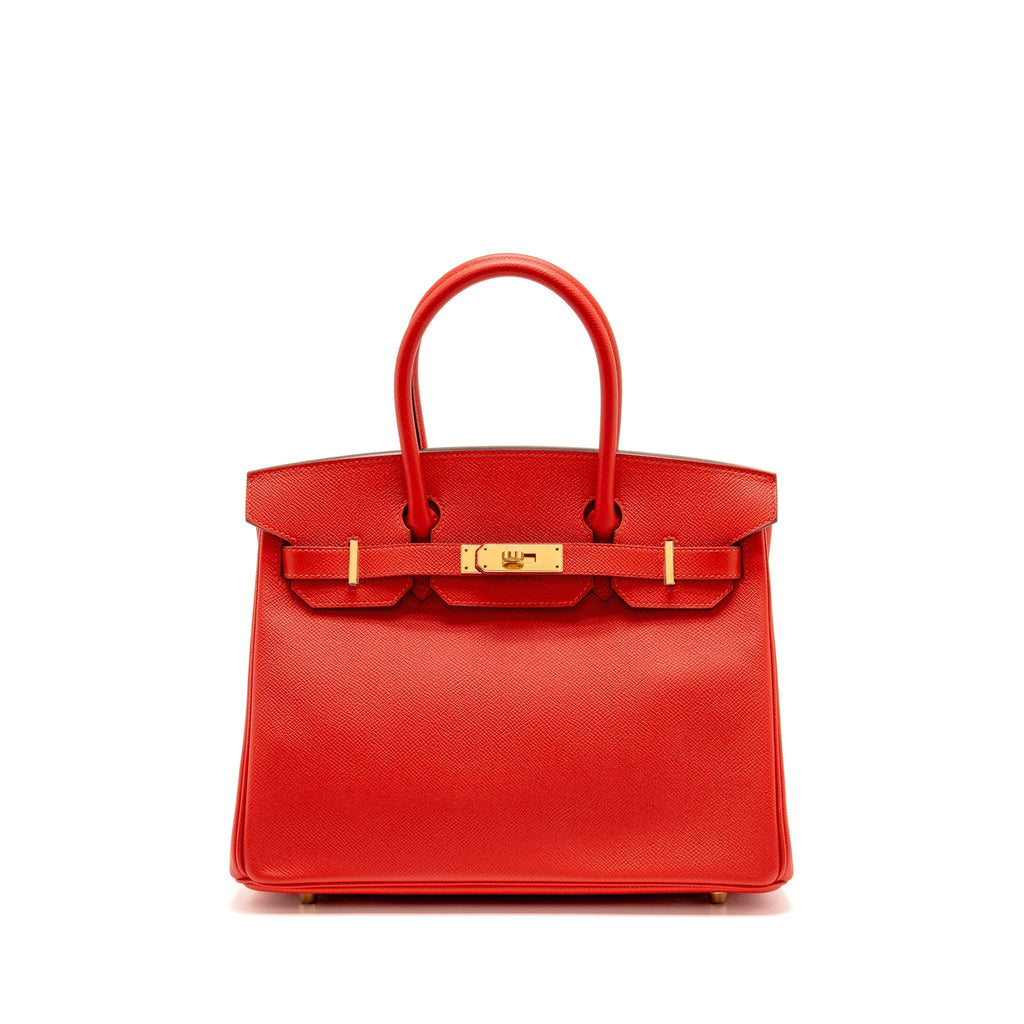 HERMES BIRKIN 30 EPSOM S5 ROUGE TOMATE GHW