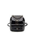 LARGE DUMA BACKPACK CALFSKIN BLACK LGHW (MICROCHIP)
