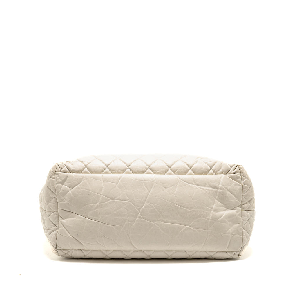 COCOON TRAVEL TOTE BAG CALFSKIN WHITE SHW