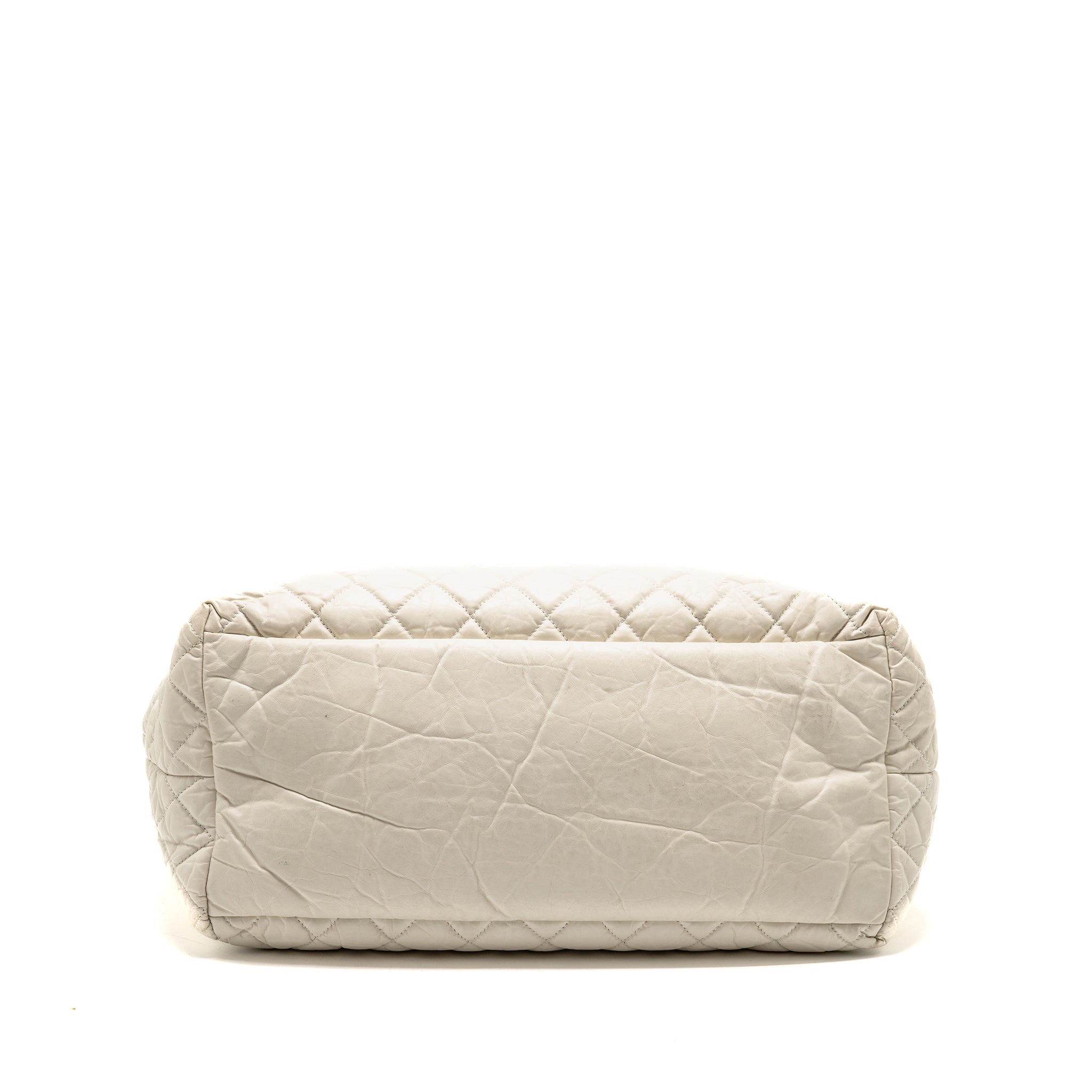 COCOON TRAVEL TOTE BAG CALFSKIN WHITE SHW