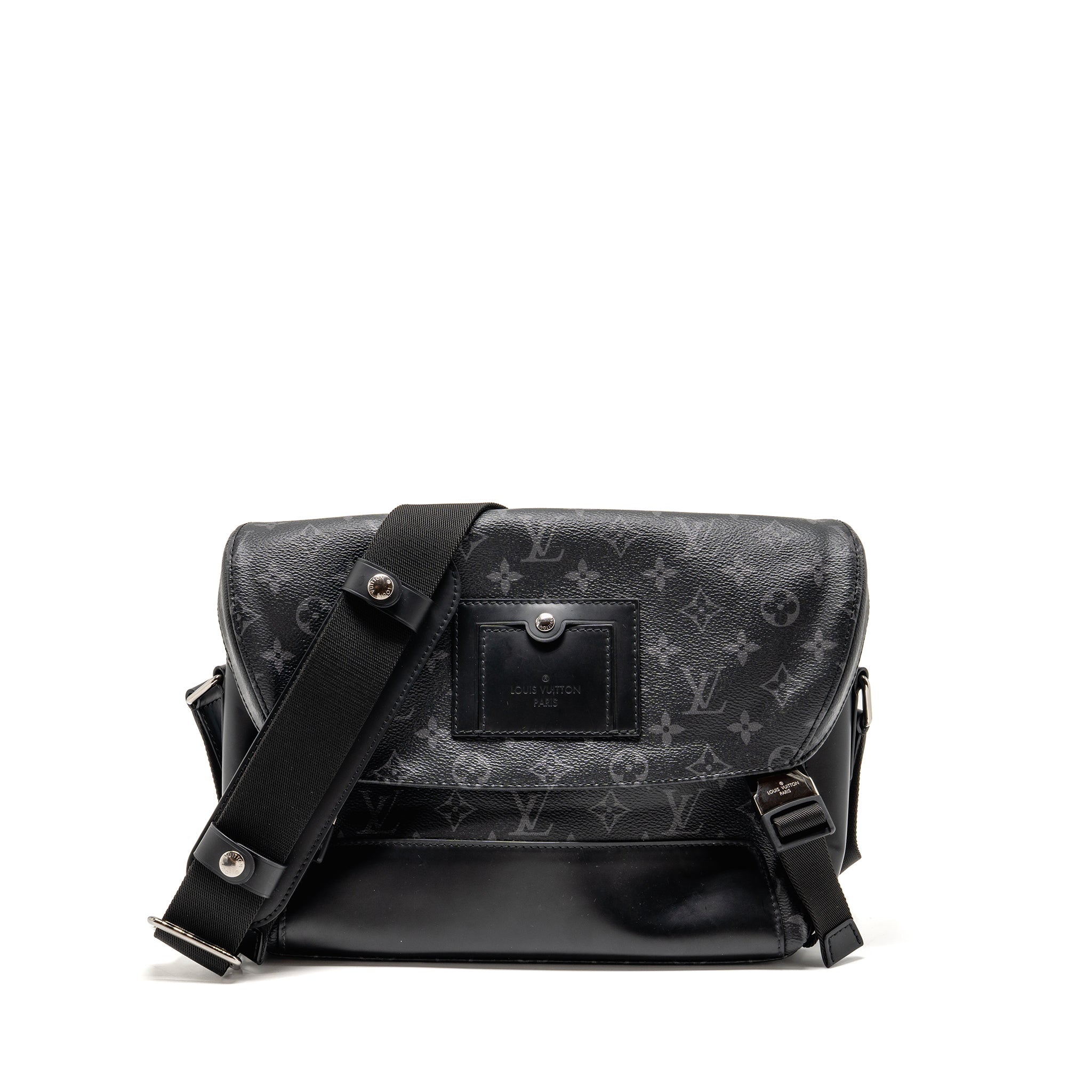 MESSENGER VOYAGER PM MONOGRAM ECLIPSE BLACK SHW