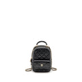 MINI BACKPACK / CROSSBODY BAG CAVIAR BLACK LGHW (MICROCHIP)
