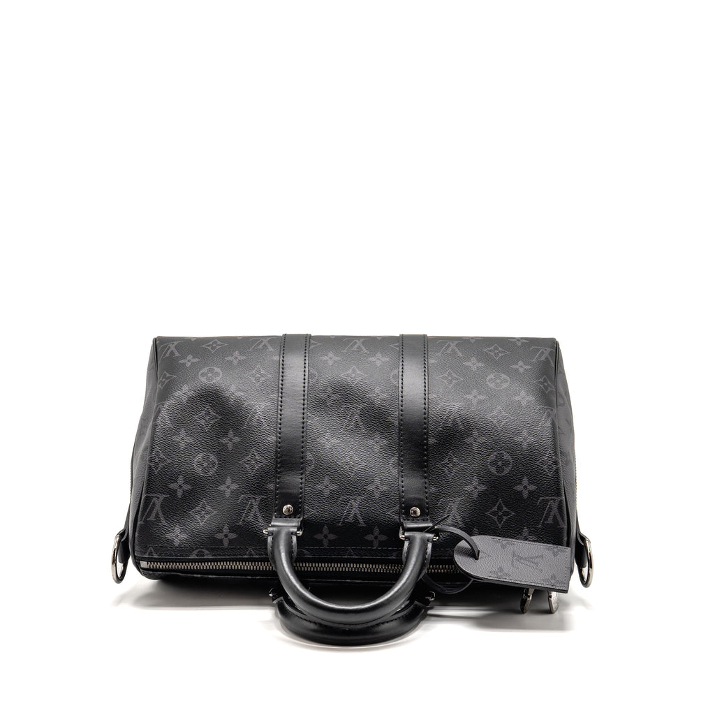Louis Vuitton Keepall bandouliere 35 Monogram Eclipse coated canvas SHW