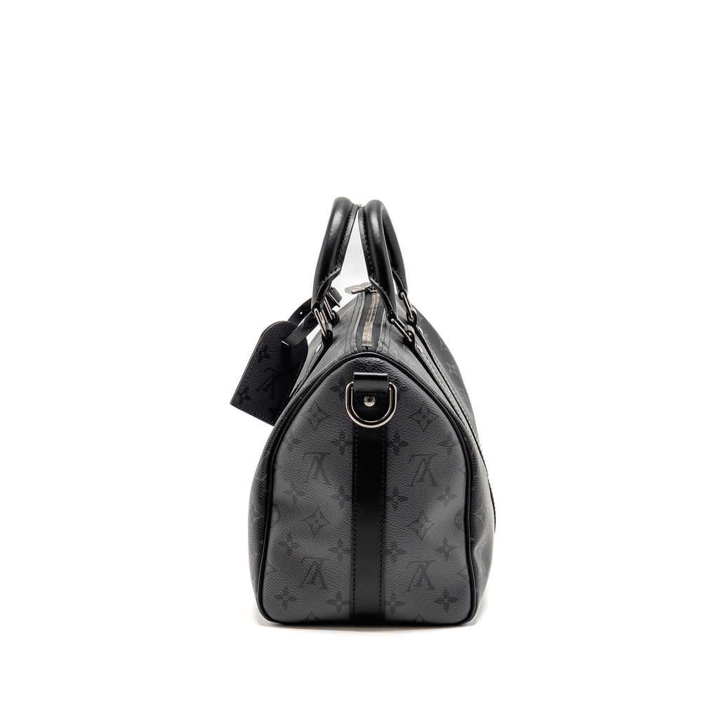 Louis Vuitton Keepall bandouliere 35 Monogram Eclipse coated canvas SHW