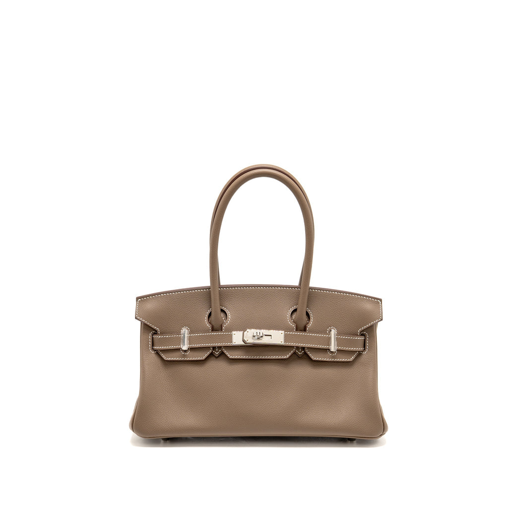 HERMES BIRKIN SHOULDER 29 EVERCOLOR ETOUPE SHW