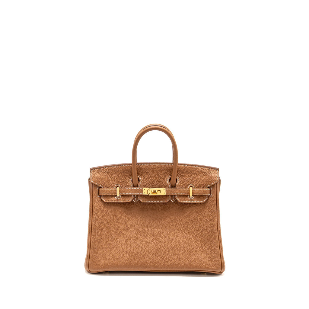 HERMES BIRKIN25 TOGO GOLD GHW