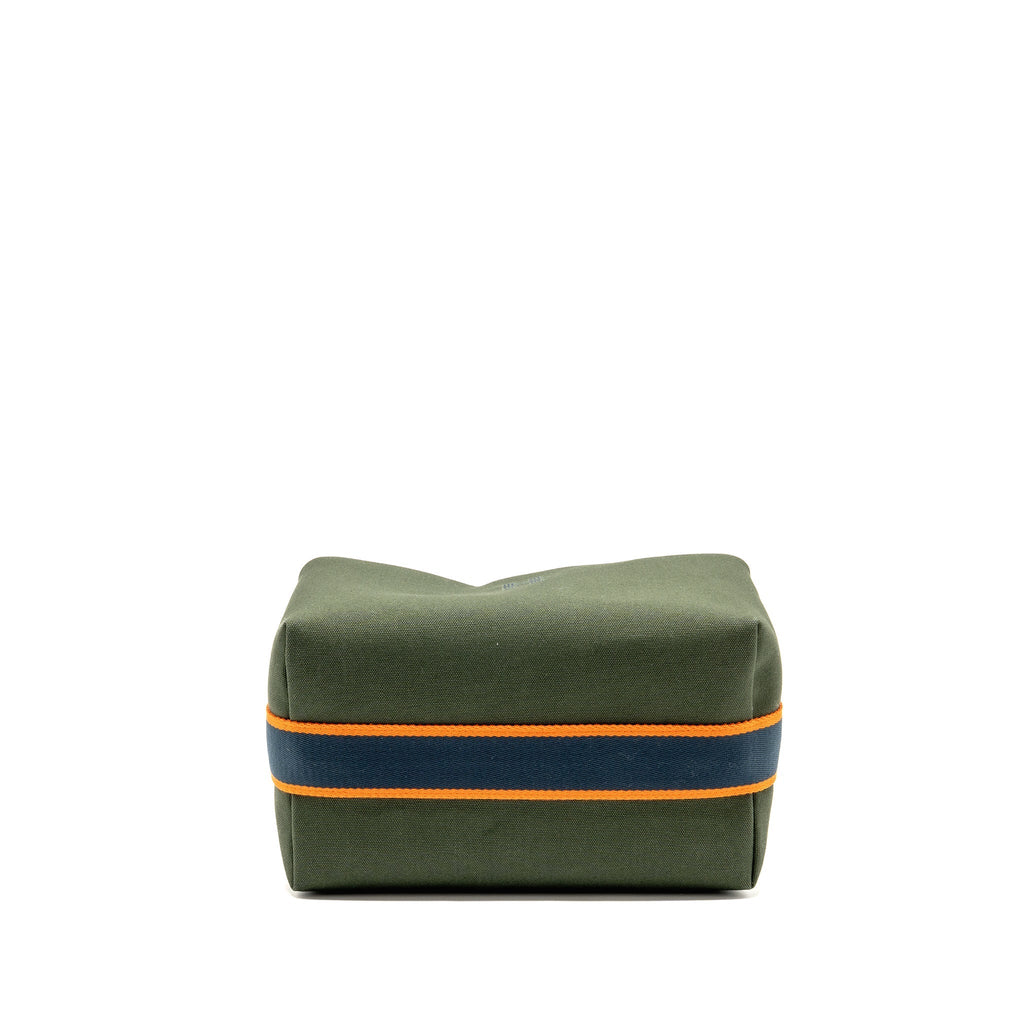 BRIDE-A-BRAC CASE LARGE MODEL CANVAS DARK GREEN/DARK BLUE/ORANGE SHW