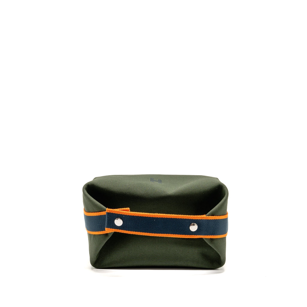 BRIDE-A-BRAC CASE LARGE MODEL CANVAS DARK GREEN/DARK BLUE/ORANGE SHW