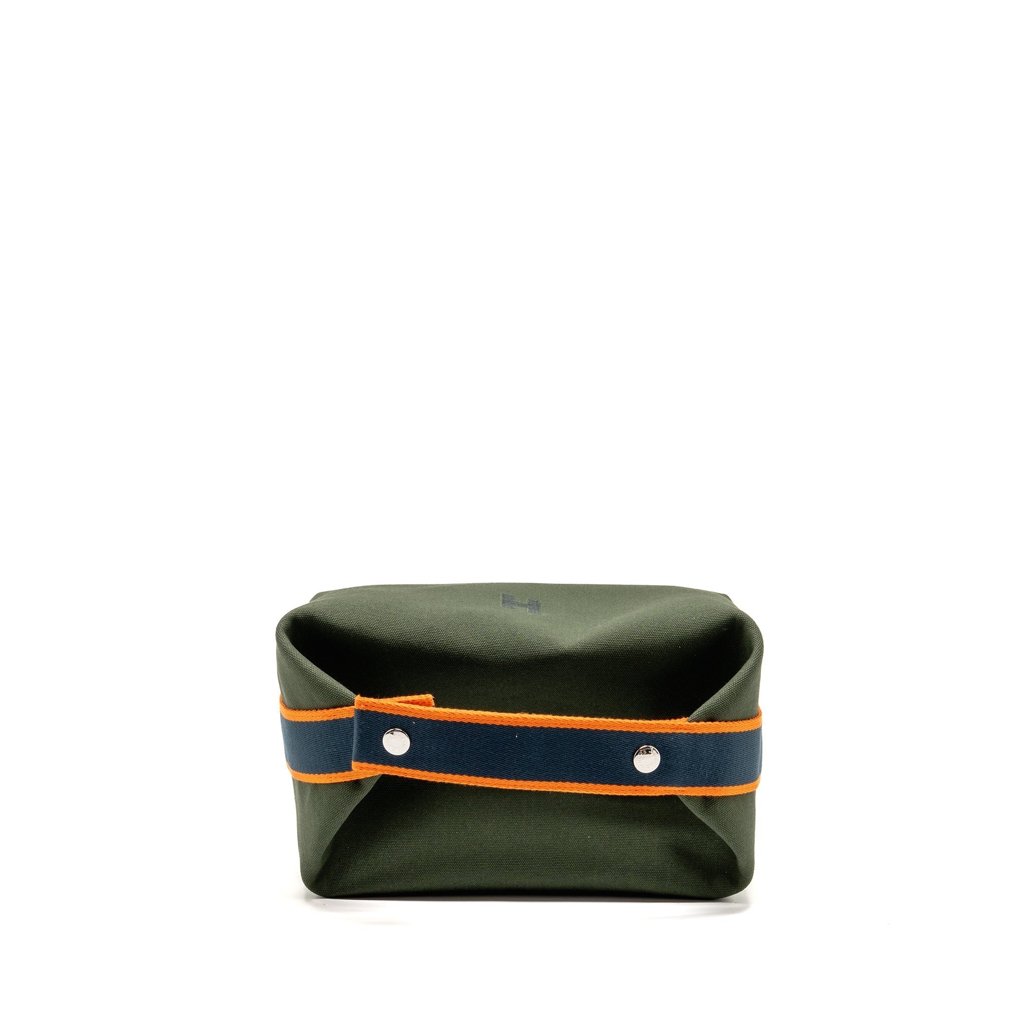 BRIDE-A-BRAC CASE LARGE MODEL CANVAS DARK GREEN/DARK BLUE/ORANGE SHW