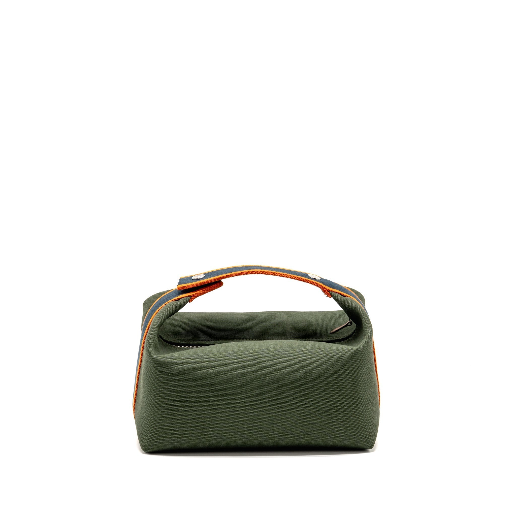 BRIDE-A-BRAC CASE LARGE MODEL CANVAS DARK GREEN/DARK BLUE/ORANGE SHW