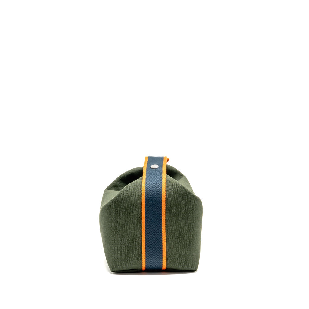 BRIDE-A-BRAC CASE LARGE MODEL CANVAS DARK GREEN/DARK BLUE/ORANGE SHW