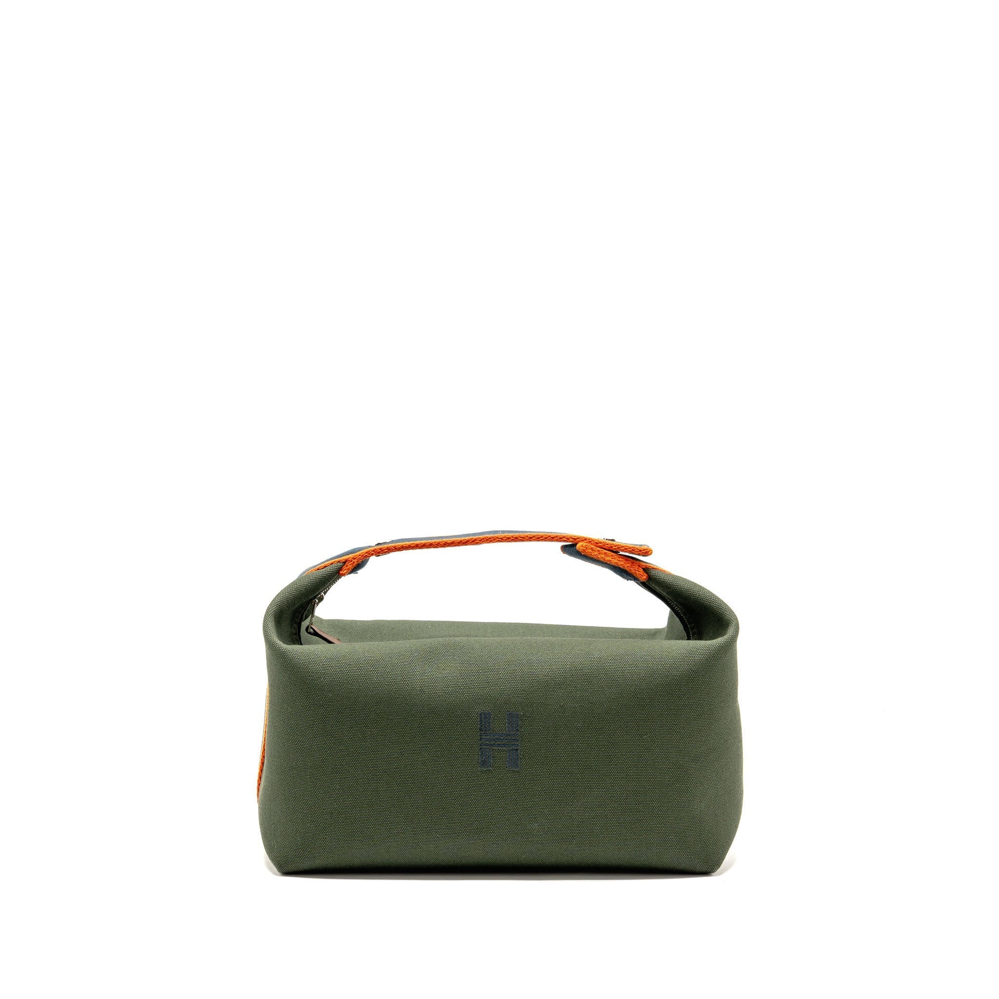 BRIDE-A-BRAC CASE LARGE MODEL CANVAS DARK GREEN/DARK BLUE/ORANGE SHW