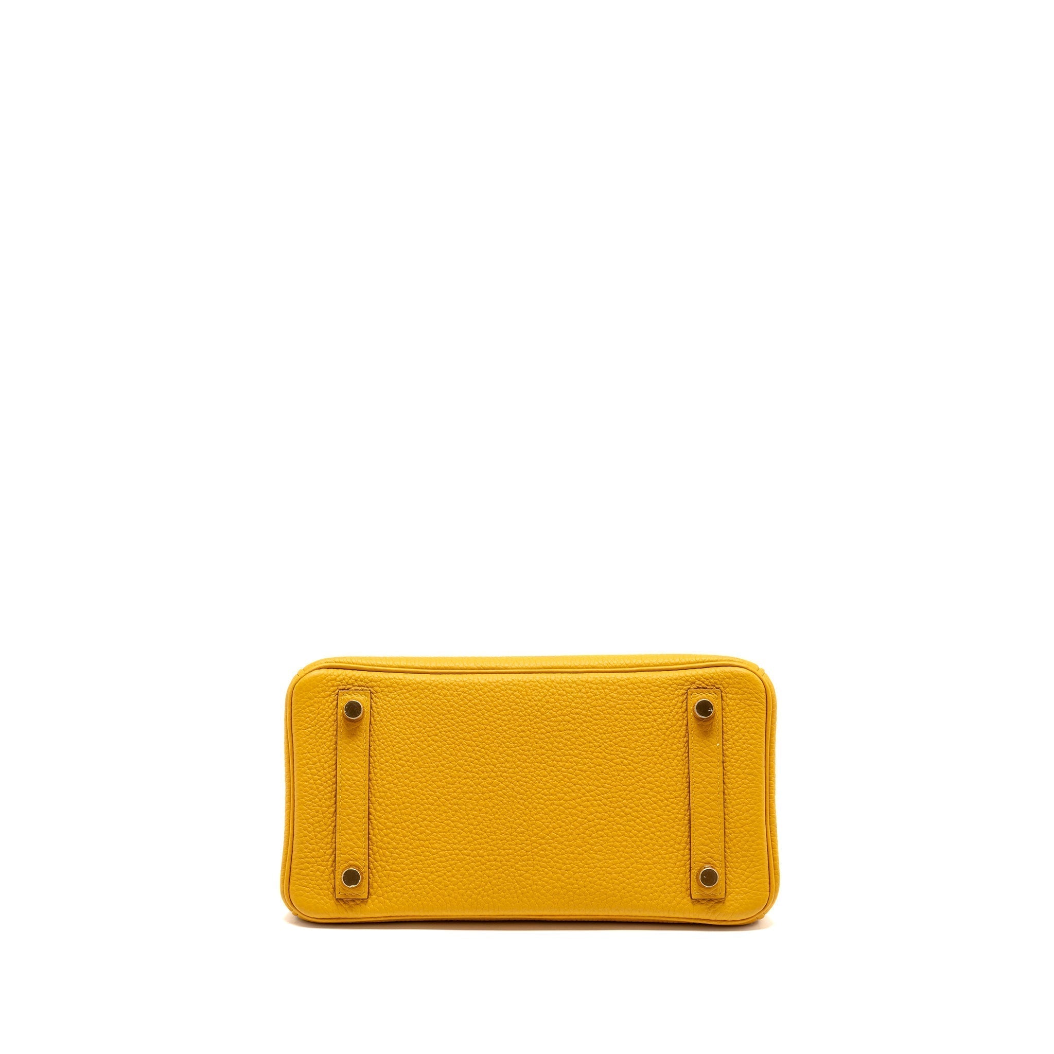 HERMES BIRKIN 25 TOGO 9D JAUNE AMBER GHW